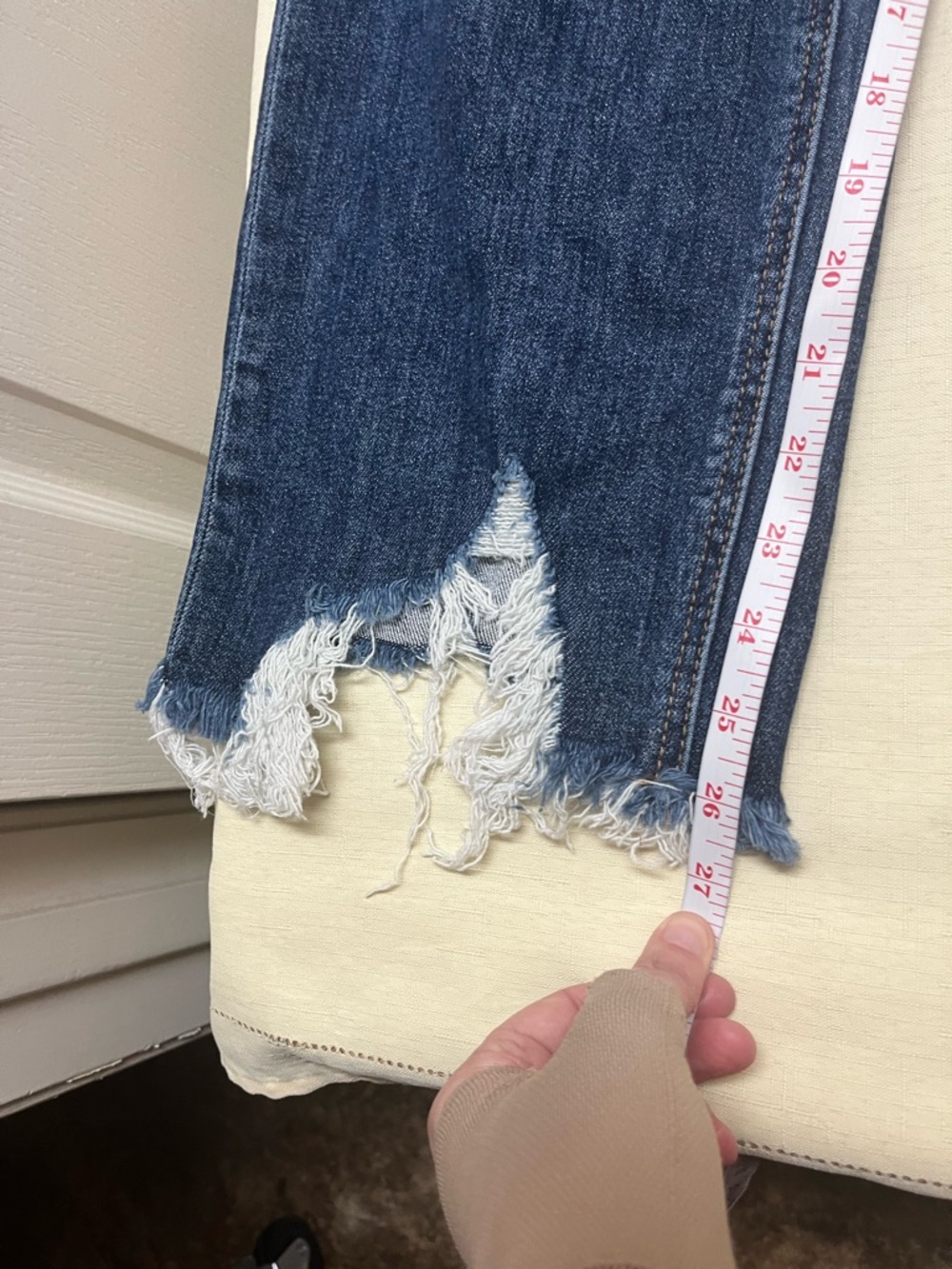 Lovervet by Vervet 22W high rise straight crop Jean - Picture 3 of 14